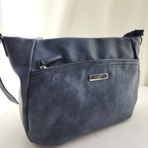 ROSETTI  Distressed Blue Satchel Shoulder Bag Good Pre-owned Condition